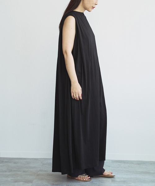 Spick & Span(スピックアンドスパン)の「《追加》コクーンワンピース(ワンピース・レディース・ブラウン/ブラック・FREE)」の7枚目の写真