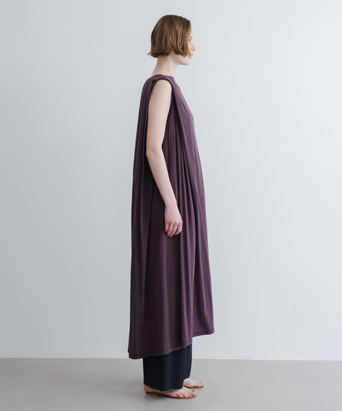 Spick & Span(スピックアンドスパン)の「《追加》コクーンワンピース(ワンピース・レディース・ブラウン/ブラック・FREE)」の8枚目の写真