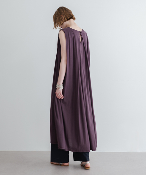 Spick & Span(スピックアンドスパン)の「《追加》コクーンワンピース(ワンピース・レディース・ブラウン/ブラック・FREE)」の9枚目の写真