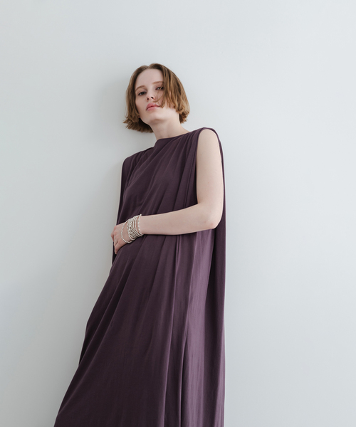 Spick & Span(スピックアンドスパン)の「《追加》コクーンワンピース(ワンピース・レディース・ブラウン/ブラック・FREE)」の10枚目の写真