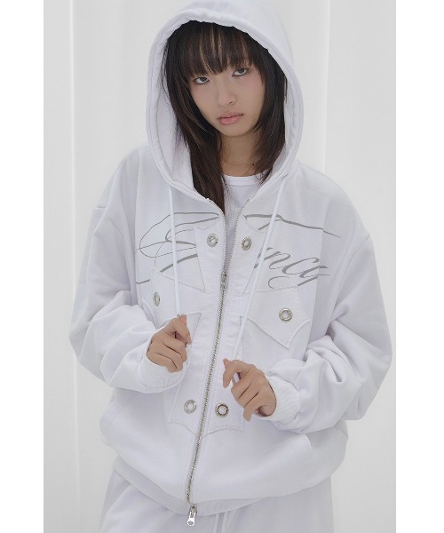 A'GEM/9 × .kom『FANCY CLUB/ファンシークラブ』BIG CROSS EYELET