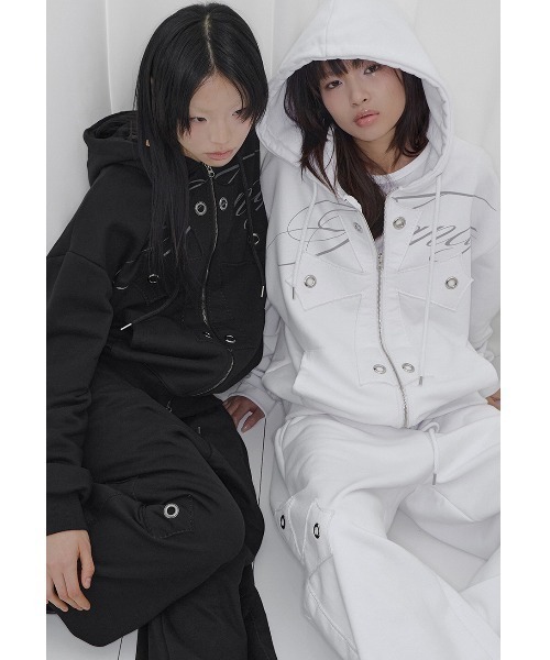 A'GEM/9 × .kom『FANCY CLUB/ファンシークラブ』BIG CROSS EYELET
