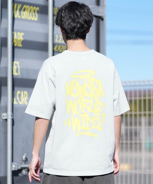 NEW ERA(ニューエラ)の「NEW ERA/ニューエラ 半袖 Tシャツ バックプリント ガーメントダイ Tagging(Tシャツ/カットソー・メンズ・グレー/チャコール/ブラウン・M/XXL/L/XL)」の5枚目の写真