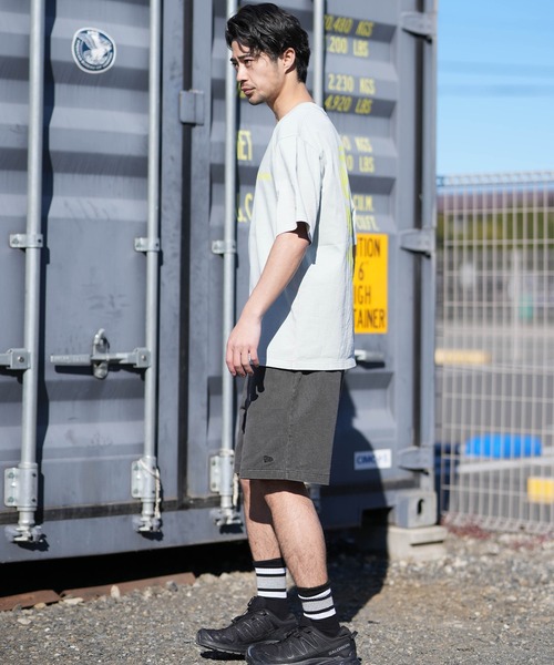 NEW ERA(ニューエラ)の「NEW ERA/ニューエラ 半袖 Tシャツ バックプリント ガーメントダイ Tagging(Tシャツ/カットソー・メンズ・グレー/チャコール/ブラウン・M/XXL/L/XL)」の7枚目の写真