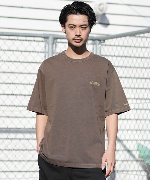 NEW ERA(ニューエラ)の「NEW ERA/ニューエラ 半袖 Tシャツ バックプリント ガーメントダイ Tagging(Tシャツ/カットソー・メンズ・グレー/チャコール/ブラウン・M/XXL/L/XL)」の10枚目の写真