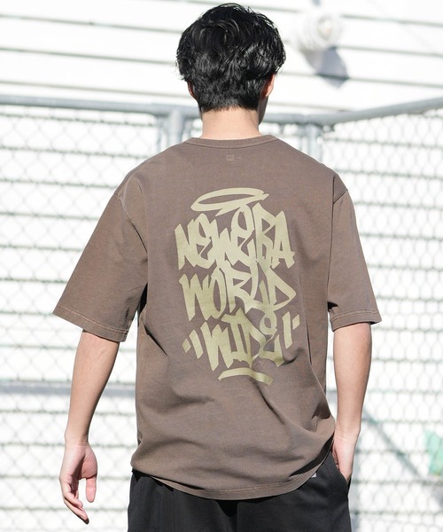 NEW ERA(ニューエラ)の「NEW ERA/ニューエラ 半袖 Tシャツ バックプリント ガーメントダイ Tagging(Tシャツ/カットソー・メンズ・グレー/チャコール/ブラウン・M/XXL/L/XL)」の11枚目の写真