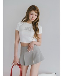 Darich（ダーリッチ）の「パールストーンロゴTシャツ（Tシャツ/カットソー）」