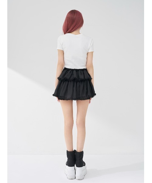 Darich（ダーリッチ）の「パールストーンロゴTシャツ（Tシャツ/カットソー・レディース・ピンク/ホワイト/ブラック・FREE）」の9枚目の写真