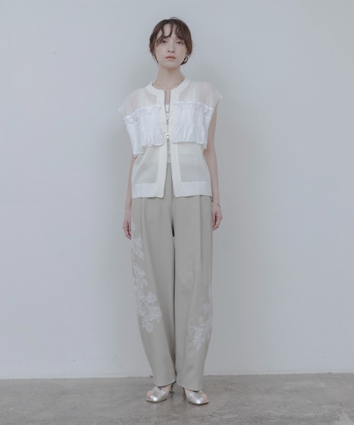 レースモチーフ コクーンパンツ Eimee Law│Eimee Law & LHELBIE 公式