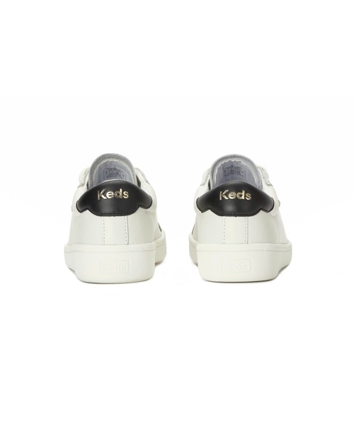 Keds（ケッズ）の「Keds ケッズ エース レザー ホワイト/ブラック（スニーカー・レディース・ホワイト・23.5cm/24.0cm/24.5cm/25.0cm/22.5cm/23.0cm）」の4枚目の写真