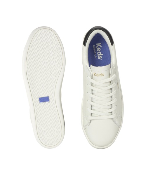 Keds（ケッズ）の「Keds ケッズ エース レザー ホワイト/ブラック（スニーカー・レディース・ホワイト・23.5cm/24.0cm/24.5cm/25.0cm/22.5cm/23.0cm）」の5枚目の写真