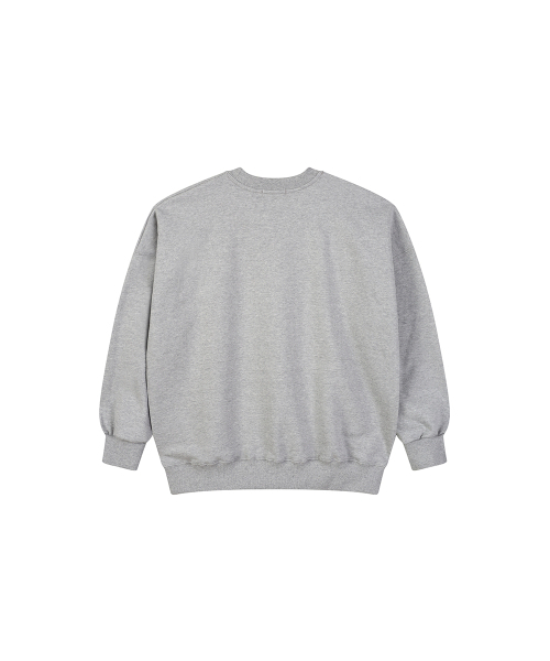 LAP（ラップ）の「[メロウビーンコラボ] キャンディマンツーマンTシャツ AS7GT241（スウェット・レディース・チャコールグレー・FREE）」の4枚目の写真