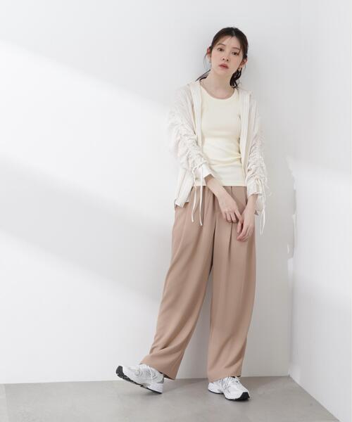 a/mie（アミー）の「＜ａ＞ドロストスリーブシャツ / 1216119400（シャツ/ブラウス・レディース・グレー/ブルー/ホワイト・FREE）」の4枚目の写真