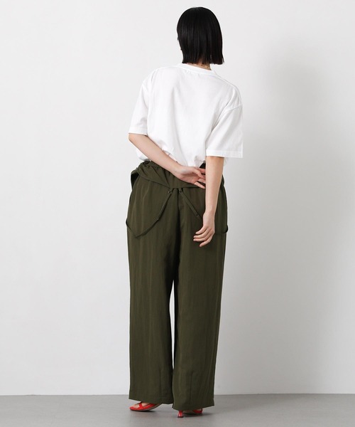 CHIGNON(シニヨン)の「2wayキャミサロペット(ワンピース・レディース・カーキ/チャコールグレー・FREE)」の21枚目の写真