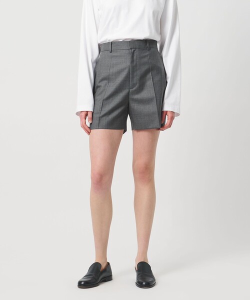 LOEFF(ロエフ)の「<LOEFF>トロピカルウール ショートパンツ(その他パンツ・レディース・グレー系/ネイビー・0/1)」の4枚目の写真