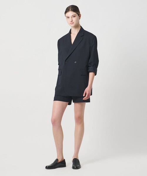 LOEFF(ロエフ)の「<LOEFF>トロピカルウール ショートパンツ(その他パンツ・レディース・グレー系/ネイビー・0/1)」の6枚目の写真