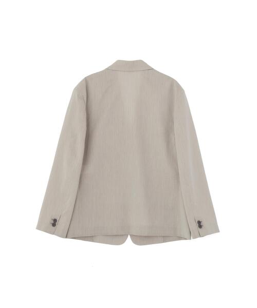 MARGARET HOWELL(マーガレットハウエル)の「FINE STRIPE COTTON SILK JACKET(テーラードジャケット・レディース・ブラック系その他/グレー系その他3・1)」の15枚目の写真