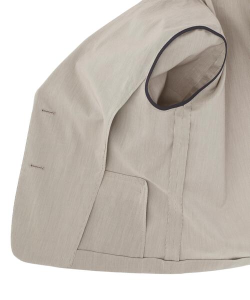 MARGARET HOWELL(マーガレットハウエル)の「FINE STRIPE COTTON SILK JACKET(テーラードジャケット・レディース・ブラック系その他/グレー系その他3・1)」の16枚目の写真