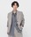 MARGARET HOWELL�i�}�[�K���b�g�n�E�G���j�́uFINE STRIPE COTTON SILK JACKET�i�e�[���[�h�W���P�b�g�j�v�b�u���b�N�n���̑�