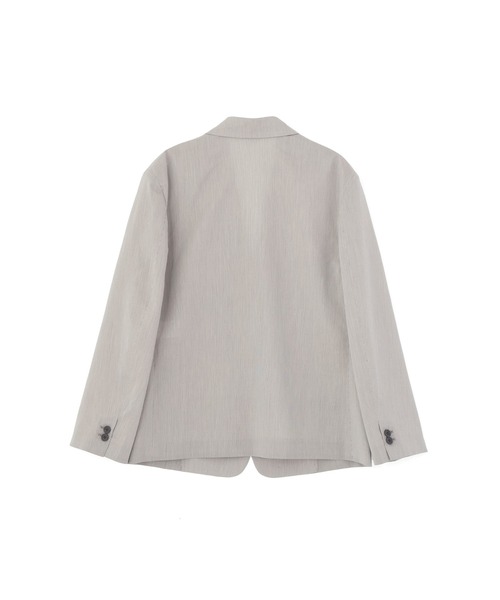 MARGARET HOWELL(マーガレットハウエル)の「FINE STRIPE COTTON SILK JACKET(テーラードジャケット・レディース・ブラック系その他/グレー系その他3・1)」の6枚目の写真