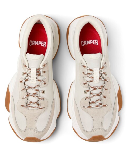 CAMPER（カンペール）の「[カンペール] KARST 2 / レザースニーカー（スニーカー・メンズ・ベージュ系その他・25.0cm/27.0cm/27.5cm/26.0cm/28.0cm/25.5cm）」の3枚目の写真