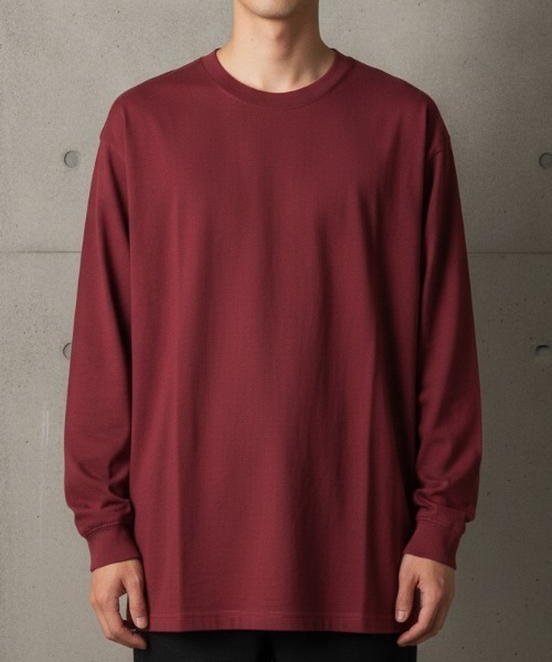 LIFEMAX(ライフマックス)の「【LIFEMAX/ライフマックス】5.6オンスハイグレードロングスリーブTシャツ(カラー)/長袖 5カラー(Tシャツ/カットソー・メンズ・バーガンディー/グリーン系その他/アッシュ/ブラック/ネイビー・XX-LARGE)」の5枚目の写真