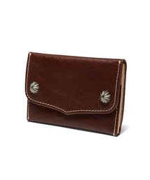 OGARP（オガープ）の「Concho Cow Leather Card Wallet Brown（札入れ/マネークリップ）」