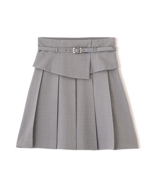 JILL by JILL STUART(ジルバイジルスチュアート)の「ウエストマークプリーツミニスカート(スカート・レディース・グレー/ブラウン・MEDIUM/SMALL)」の6枚目の写真