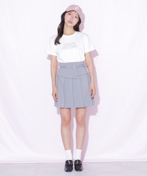 JILL by JILL STUART(ジルバイジルスチュアート)の「ウエストマークプリーツミニスカート(スカート・レディース・グレー/ブラウン・MEDIUM/SMALL)」の20枚目の写真