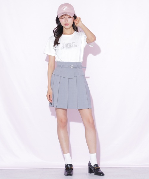 JILL by JILL STUART(ジルバイジルスチュアート)の「ウエストマークプリーツミニスカート(スカート・レディース・グレー/ブラウン・MEDIUM/SMALL)」の22枚目の写真