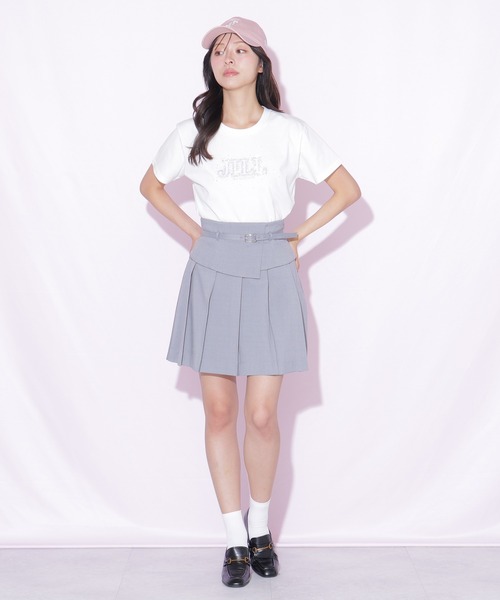 JILL by JILL STUART(ジルバイジルスチュアート)の「ウエストマークプリーツミニスカート(スカート・レディース・グレー/ブラウン・MEDIUM/SMALL)」の21枚目の写真