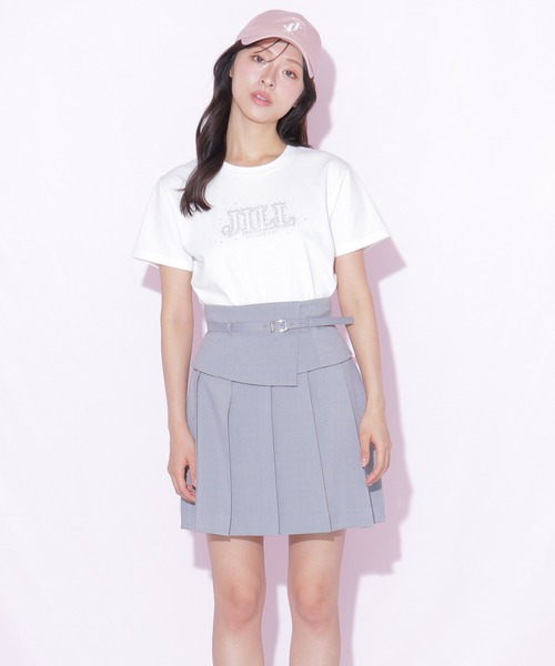 JILL by JILL STUART(ジルバイジルスチュアート)の「ウエストマークプリーツミニスカート(スカート・レディース・グレー/ブラウン・MEDIUM/SMALL)」の18枚目の写真