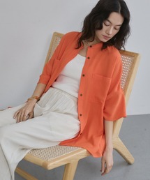 hunch（ハンチ）の「麻レーヨン ドルマンオーバーシャツ（シャツ/ブラウス）」