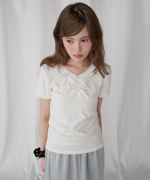 Tシャツ/カットソー（ホワイト/白色系・レース）ファッション通販