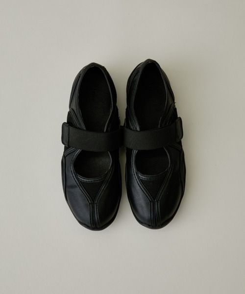 FUULLY STUDIO(フーリィーステューディオ)の「ベルクロバレエスニーカー(スニーカー・レディース・ブラック・SMALL/MEDIUM/LARGE)」の16枚目の写真