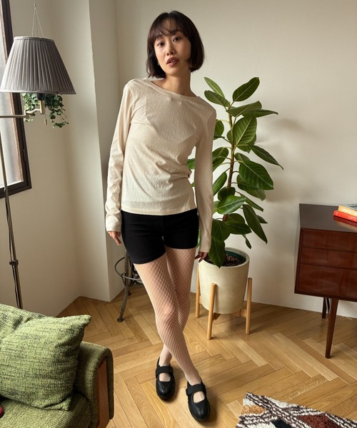 FUULLY STUDIO(フーリィーステューディオ)の「ベルクロバレエスニーカー(スニーカー・レディース・ブラック・SMALL/MEDIUM/LARGE)」の6枚目の写真