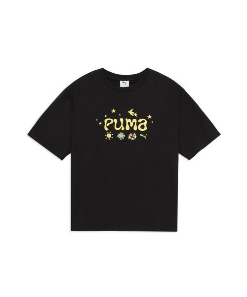 PUMA（プーマ）の「PUMA プーマ メンズ ムーズイン ネイチャー 半袖 グラフィック Tシャツ（Tシャツ/カットソー・メンズ・ブラック×レッド/ホワイト・SMALL/MEDIUM/LARGE/X-LARGE/XX-LARGE）」の16枚目の写真