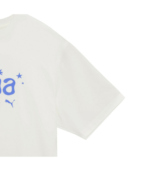 PUMA（プーマ）の「PUMA プーマ メンズ ムーズイン ネイチャー 半袖 グラフィック Tシャツ（Tシャツ/カットソー・メンズ・ブラック×レッド/ホワイト・SMALL/MEDIUM/LARGE/X-LARGE/XX-LARGE）」の5枚目の写真