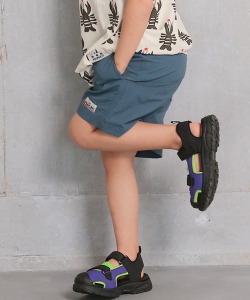 LSP WOW(エルエスピーワオ)の「【LSP WOW!】カラバリショートパンツ/UVカット(その他パンツ・キッズ・ブラック/ライトブルー/レッド/ライトグリーン/ブルー/グレー/パープル/ラベンダー/ピンク/ブラウン/グリーン/イエロー/オレンジ/ベージュ/ネイビー・110/100/90/80/130/120/150/140)」の2枚目の写真