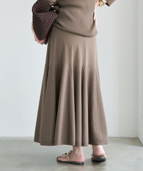 raspail(ラスパイユ)の「【Raspail/ラスパイユ】 Flared Skirt(スカート・レディース・ブラック/カーキ・FREE)」の22枚目の写真