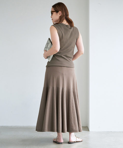 raspail(ラスパイユ)の「【Raspail/ラスパイユ】 Flared Skirt(スカート・レディース・ブラック/カーキ・FREE)」の16枚目の写真