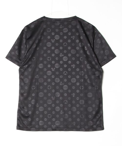 Disney(ディズニー)の「【DISNEY/ディズニー】胸ワンポイントキャラクター総柄DRYメッシュ半袖Tシャツ(吸水速乾)(Tシャツ/カットソー・レディース・ブラック/イエロー/杢グレー/サックスブルー・LARGE/MEDIUM)」の5枚目の写真