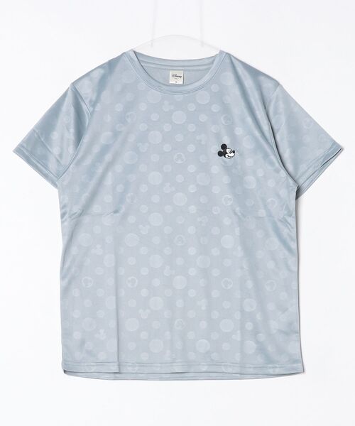 Disney(ディズニー)の「【DISNEY/ディズニー】胸ワンポイントキャラクター総柄DRYメッシュ半袖Tシャツ(吸水速乾)(Tシャツ/カットソー・レディース・ブラック/イエロー/杢グレー/サックスブルー・LARGE/MEDIUM)」の14枚目の写真
