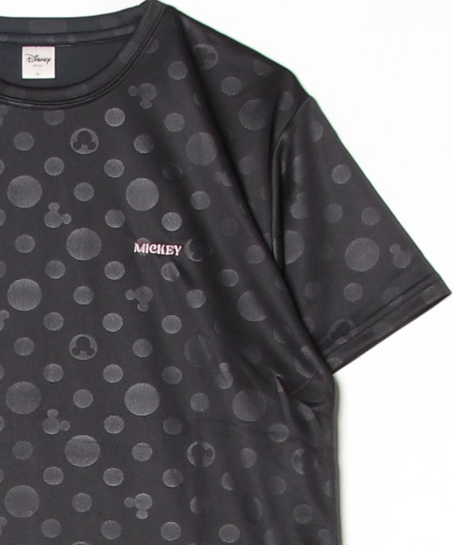 Disney(ディズニー)の「【DISNEY/ディズニー】胸ワンポイントキャラクター総柄DRYメッシュ半袖Tシャツ(吸水速乾)(Tシャツ/カットソー・レディース・ブラック/イエロー/杢グレー/サックスブルー・LARGE/MEDIUM)」の8枚目の写真