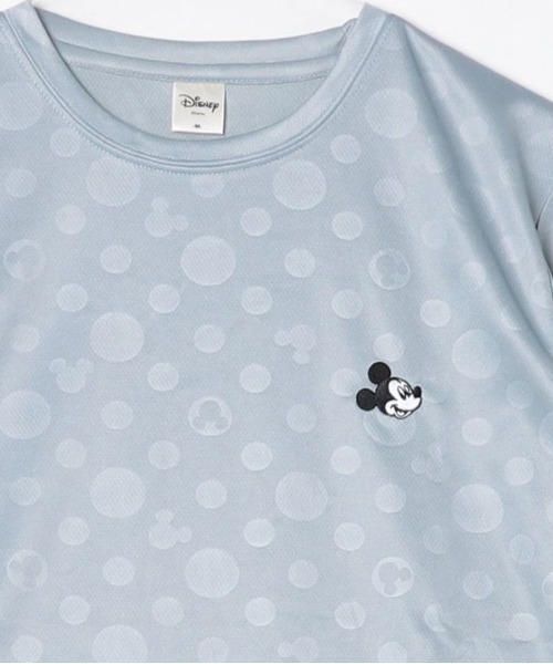Disney(ディズニー)の「【DISNEY/ディズニー】胸ワンポイントキャラクター総柄DRYメッシュ半袖Tシャツ(吸水速乾)(Tシャツ/カットソー・レディース・ブラック/イエロー/杢グレー/サックスブルー・LARGE/MEDIUM)」の15枚目の写真