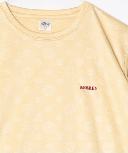 Disney(ディズニー)の「【DISNEY/ディズニー】胸ワンポイントキャラクター総柄DRYメッシュ半袖Tシャツ(吸水速乾)(Tシャツ/カットソー・レディース・ブラック/イエロー/杢グレー/サックスブルー・LARGE/MEDIUM)」の17枚目の写真