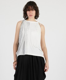 PRANK PROJECT | 【2026Summer Pre-Order】ハーフプリントツイストトップ / Half Print Twist Top(Tシャツ/カットソー)