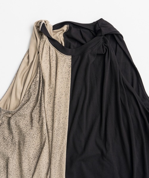 PRANK PROJECT（プランクプロジェクト）の「【2026Summer Pre-Order】ハーフプリントツイストトップ / Half Print Twist Top（Tシャツ/カットソー・レディース・ホワイト/ブラック・FREE）」の16枚目の写真