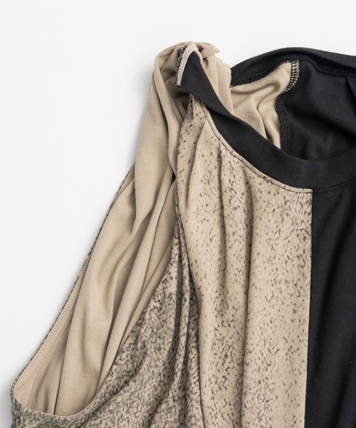 PRANK PROJECT（プランクプロジェクト）の「【2026Summer Pre-Order】ハーフプリントツイストトップ / Half Print Twist Top（Tシャツ/カットソー・レディース・ホワイト/ブラック・FREE）」の17枚目の写真