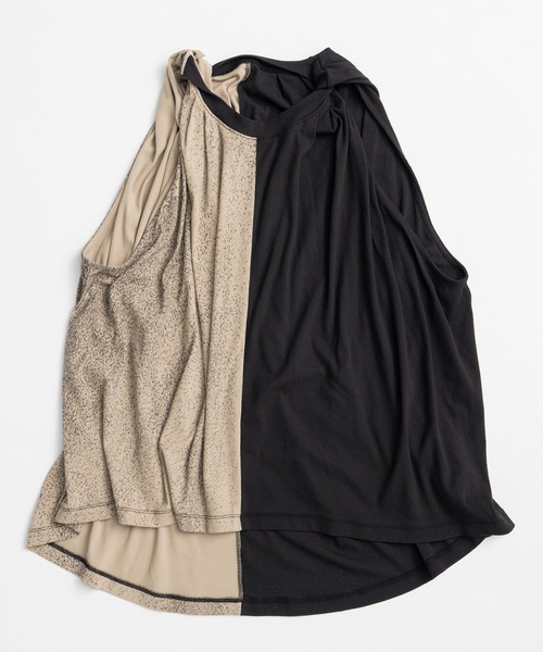 PRANK PROJECT（プランクプロジェクト）の「【2026Summer Pre-Order】ハーフプリントツイストトップ / Half Print Twist Top（Tシャツ/カットソー・レディース・ホワイト/ブラック・FREE）」の14枚目の写真